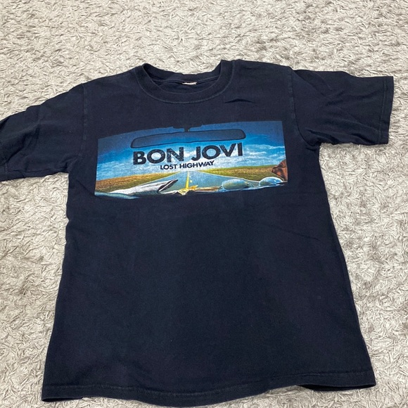 Unisex Graphic Tee Bon Jovi (Small to Medium) - Picture 1 of 5
